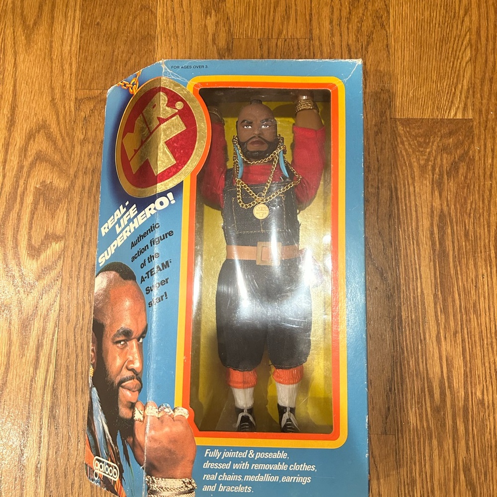 A-Team Mr. T Action Figure in Box - Red & Black Outfit